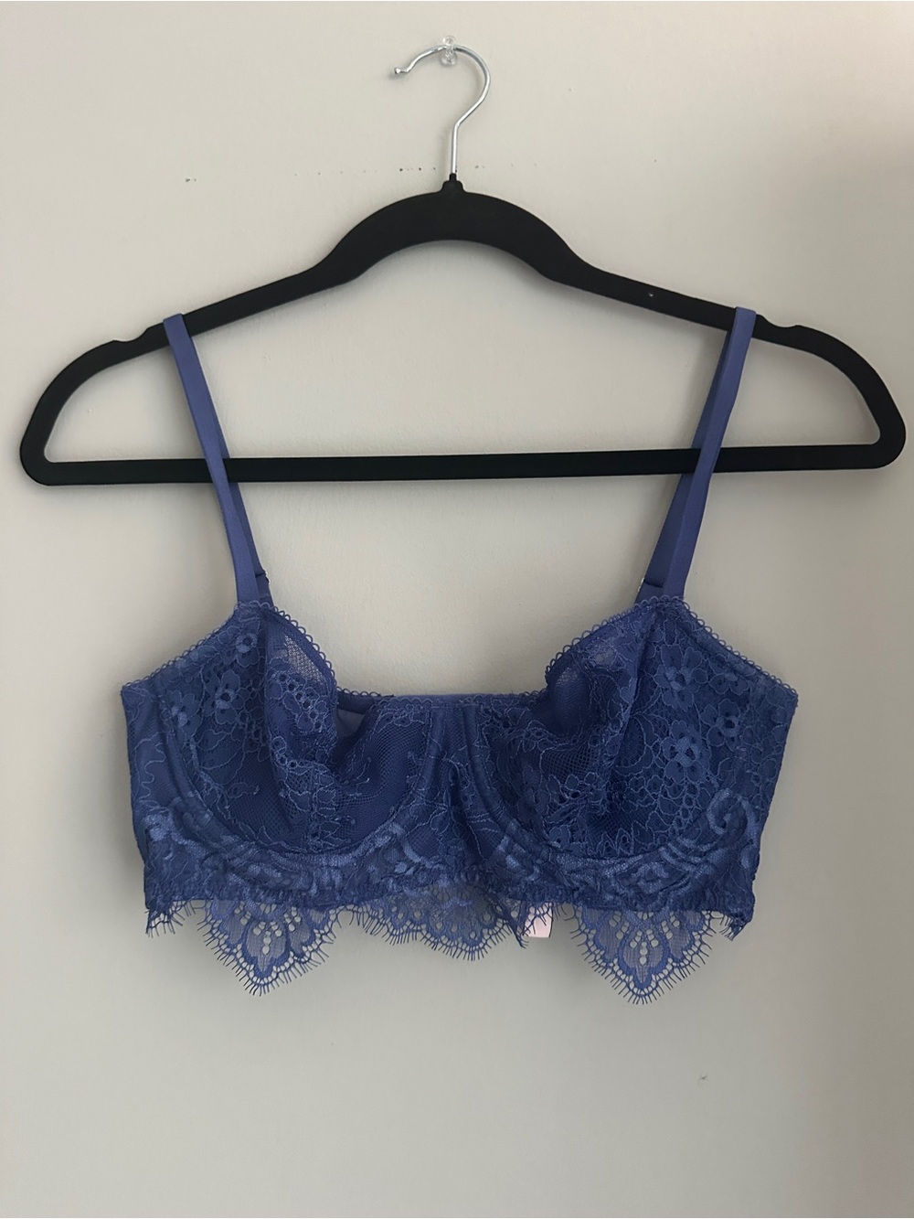 Victoria’s Secret Periwinkle Blue Lace Balconette Bra